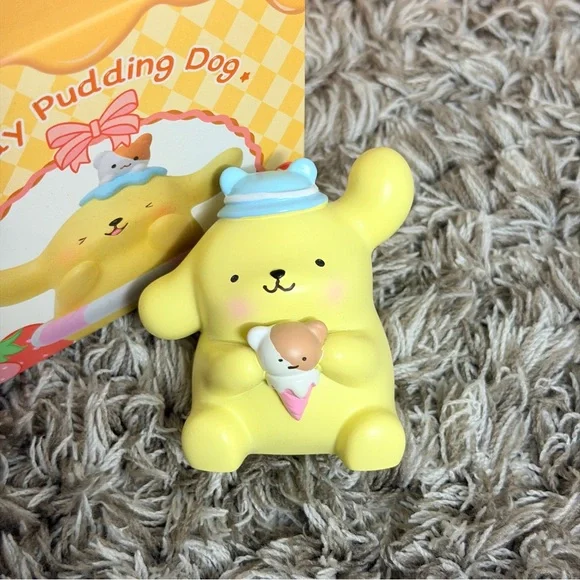 Sanrio Pompompurin Candy Pudding Dog Opened Blind Box Toy Figures - Picture 8 of 12